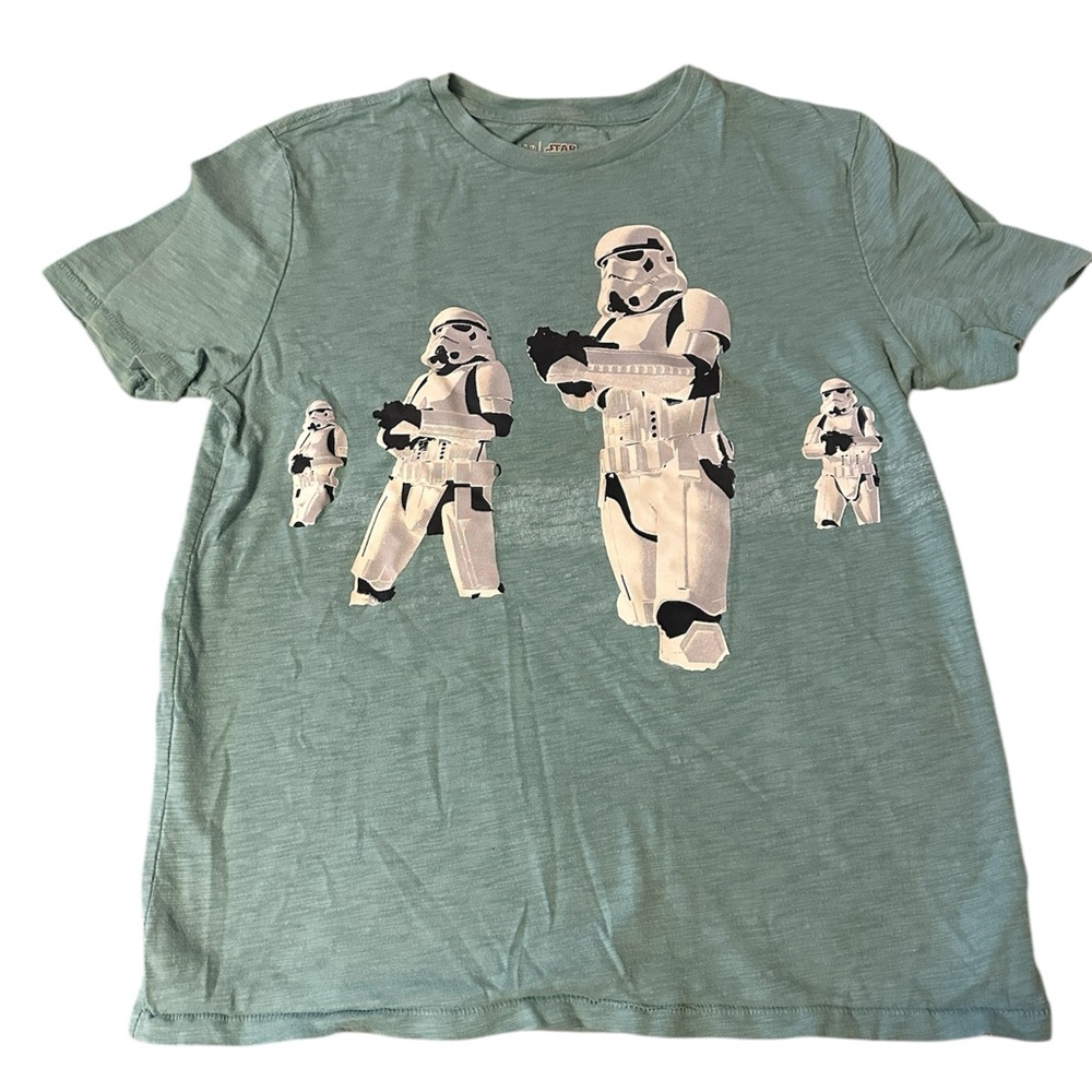 Gap x Star Wars turquoise T-Shirt with Stormtrooper graphic